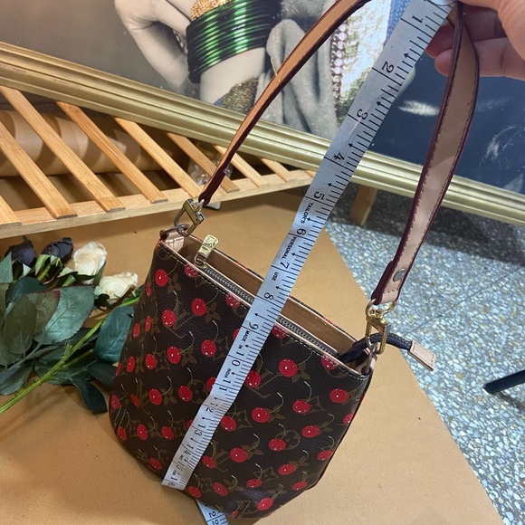 Leather Cherry Bag. - Picture 9 of 11